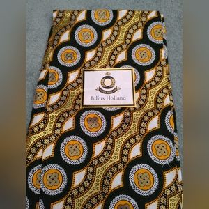 1 yard Ankara print Gold Julius Holland